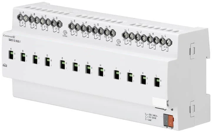 C4-KNX-12SWCL, Switch Actuator, 12-fold, 16/20 AX, C-Load, M