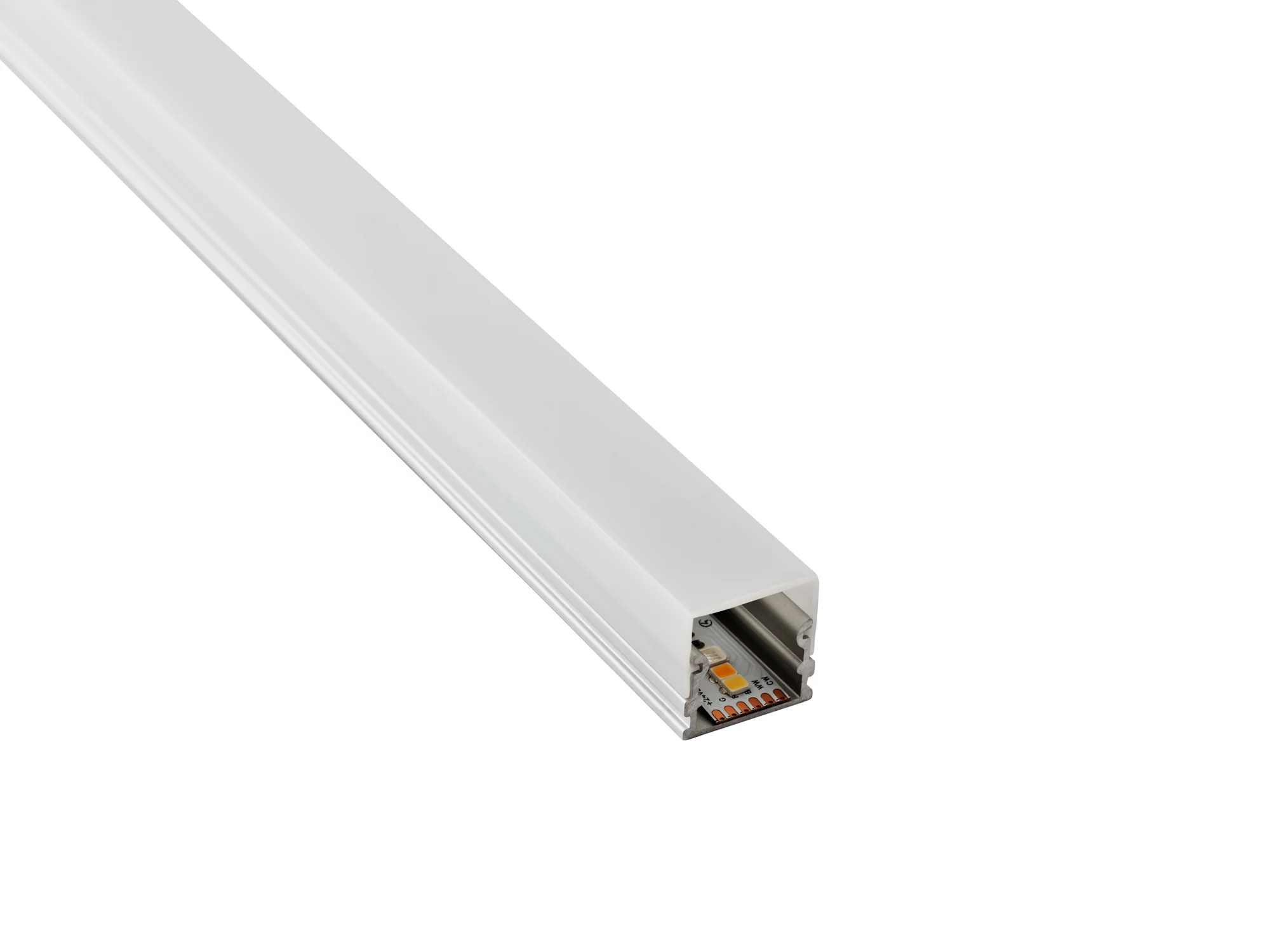 C4-LEEL5-U-3F, Uni. (1M) Aluminum Extrusion and Lens 5-pack