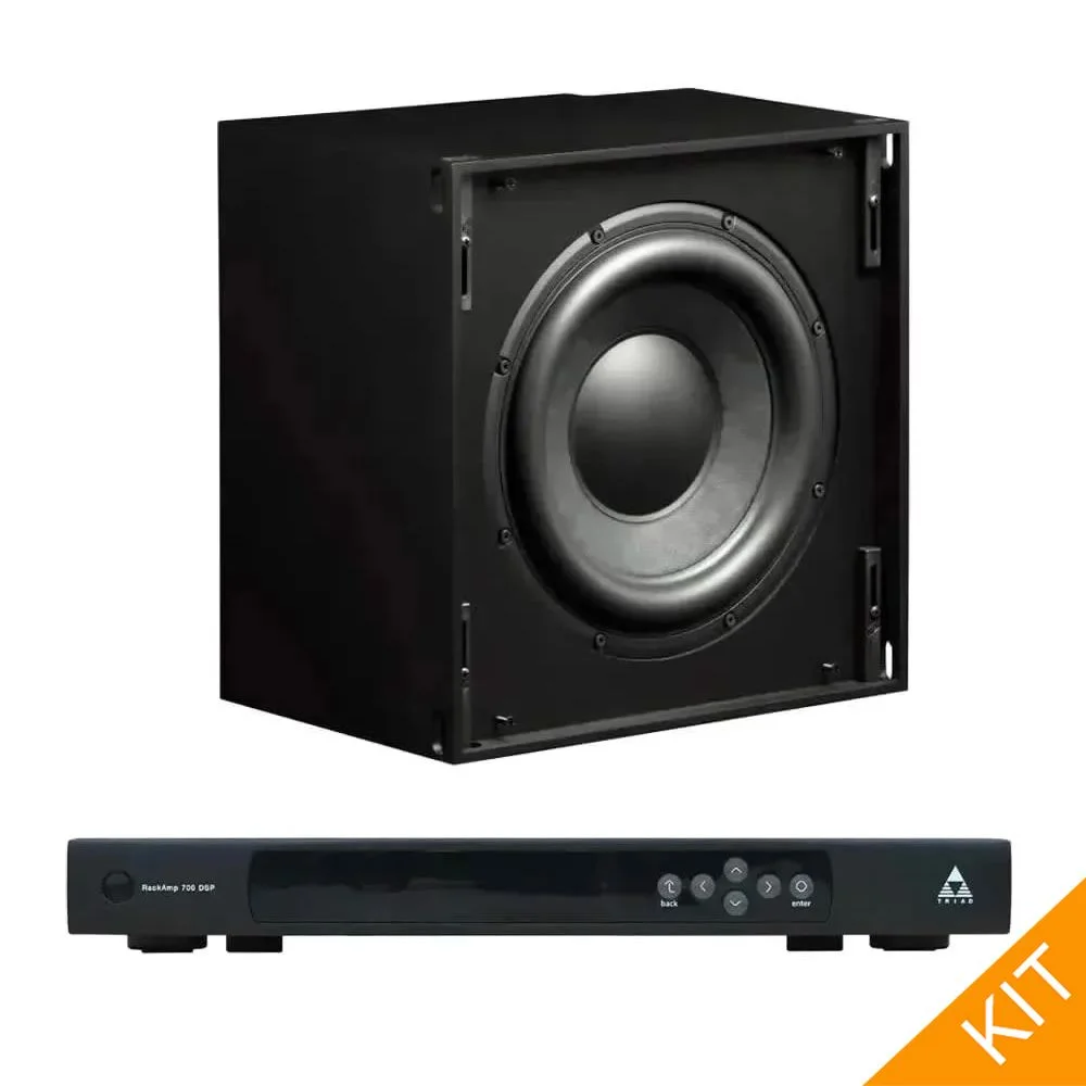 2 x InCeiling Bronze/10 Sub with RackAmp 700 DSP