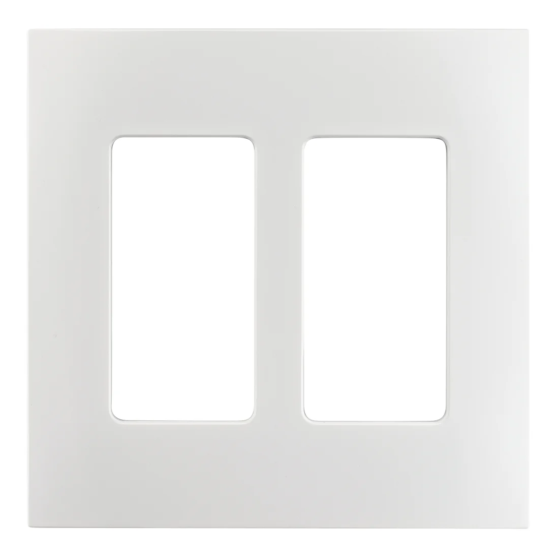 C4-FP2-SW, Faceplate - 2 Gang (Snow White)