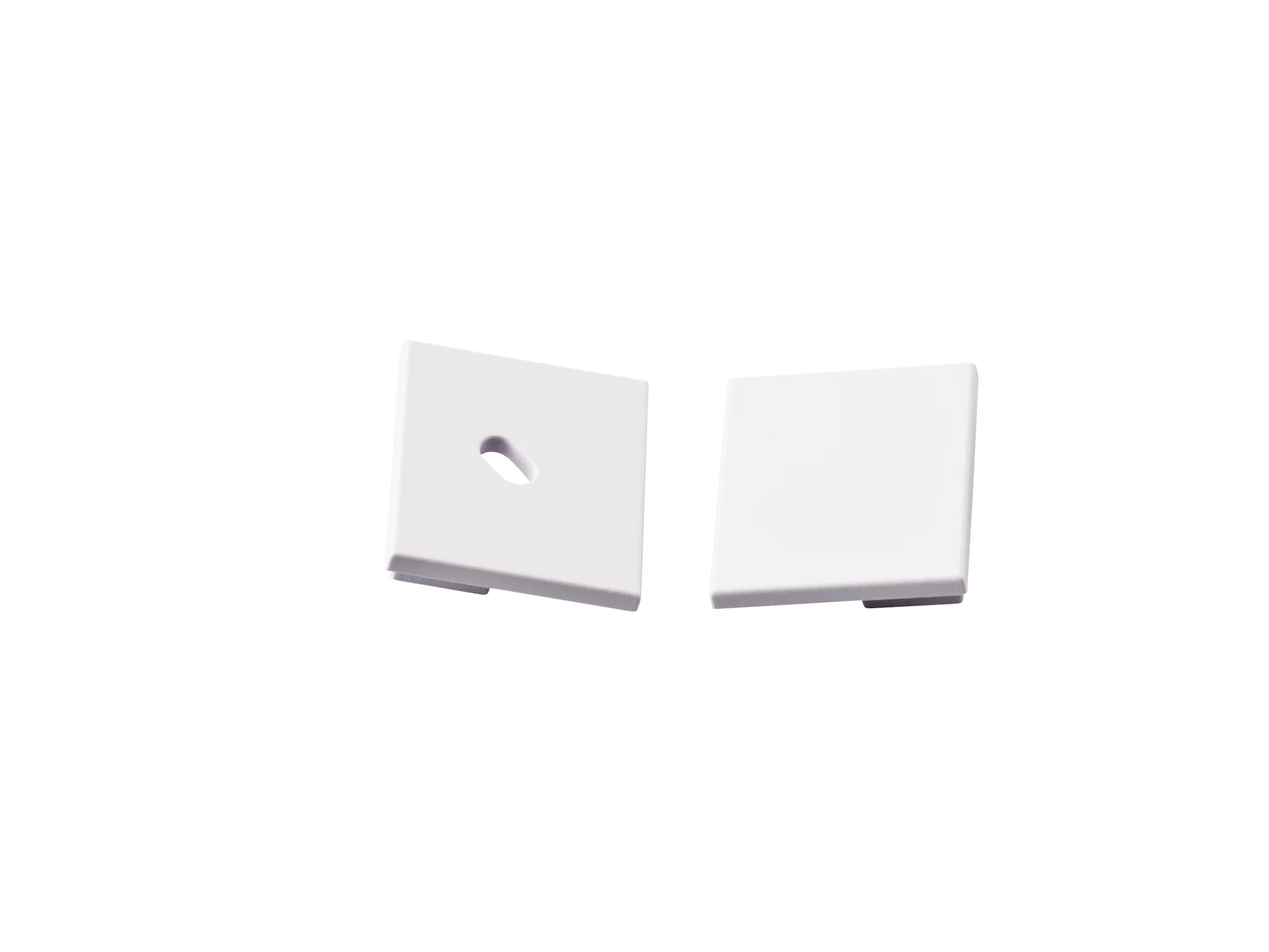 C4-LEE-SQ-U-END, Universal Square 45 Degree End Cap