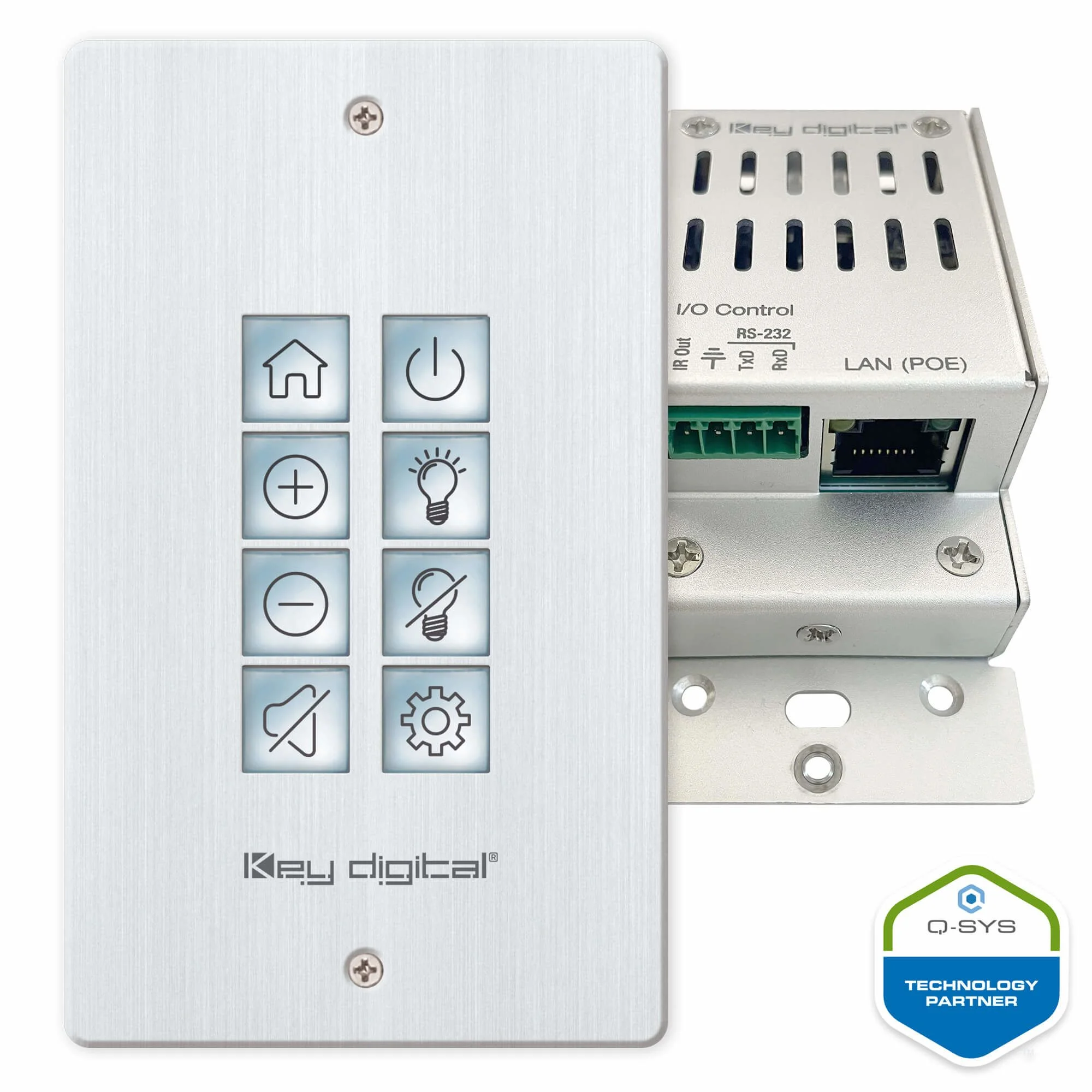 KD-WP8-3, 8 Button Web UI Programmable IP