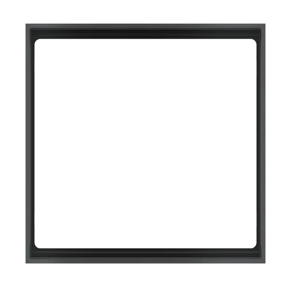 EK-FOQ-GAE, Square frame Form, Plastic, Intense Black