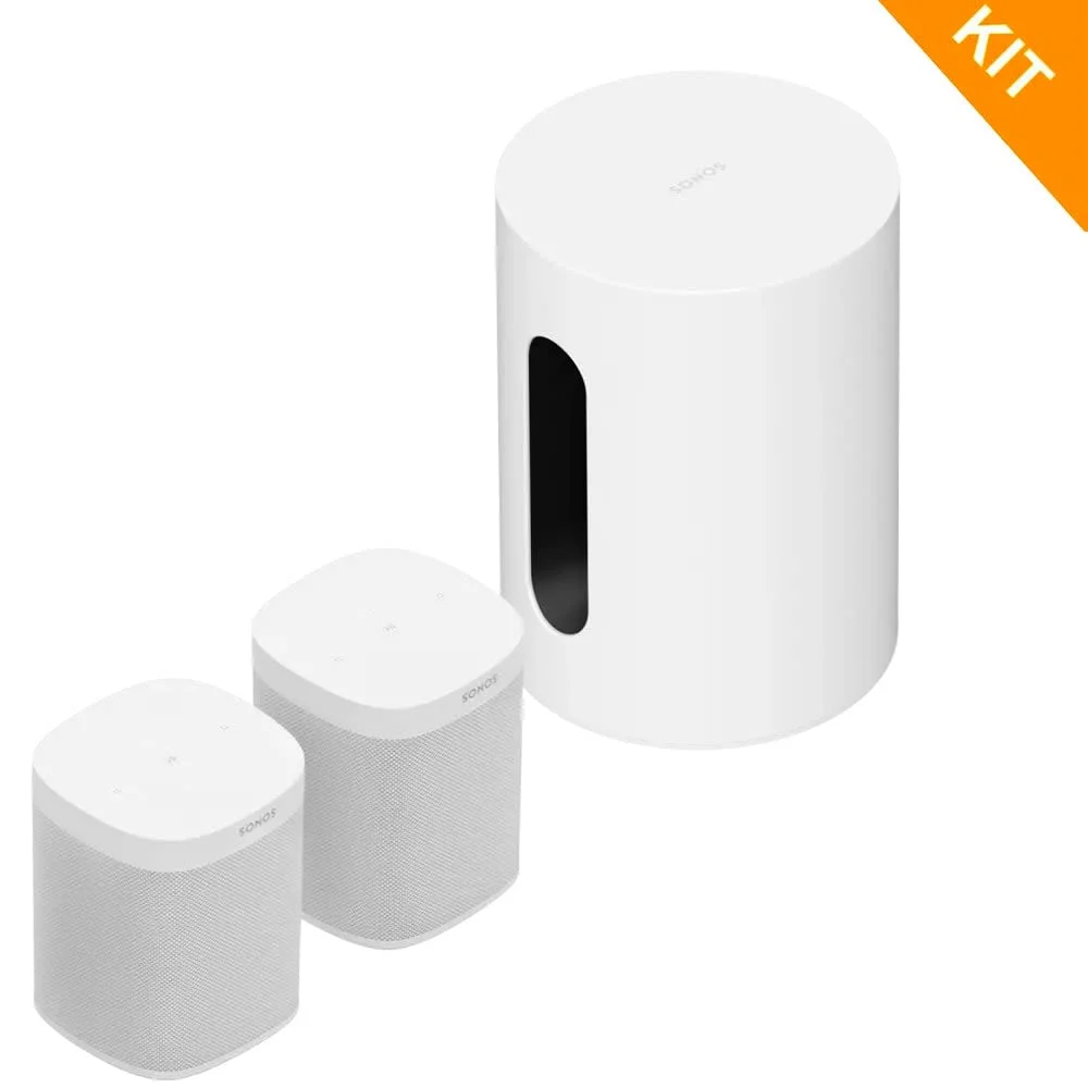 Sonos utfyllingspakke for hjemmekino med One SL i hvit