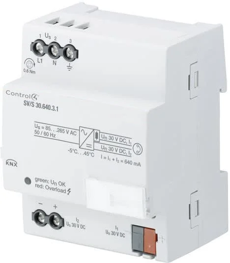 C4-KNX-PS640MA, Power Supply Standard, 640 mA, MDRC