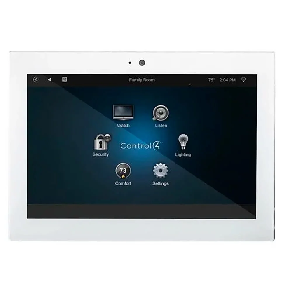 C4-WALL7-WH, 7" In-Wall Touch Screen - hvit