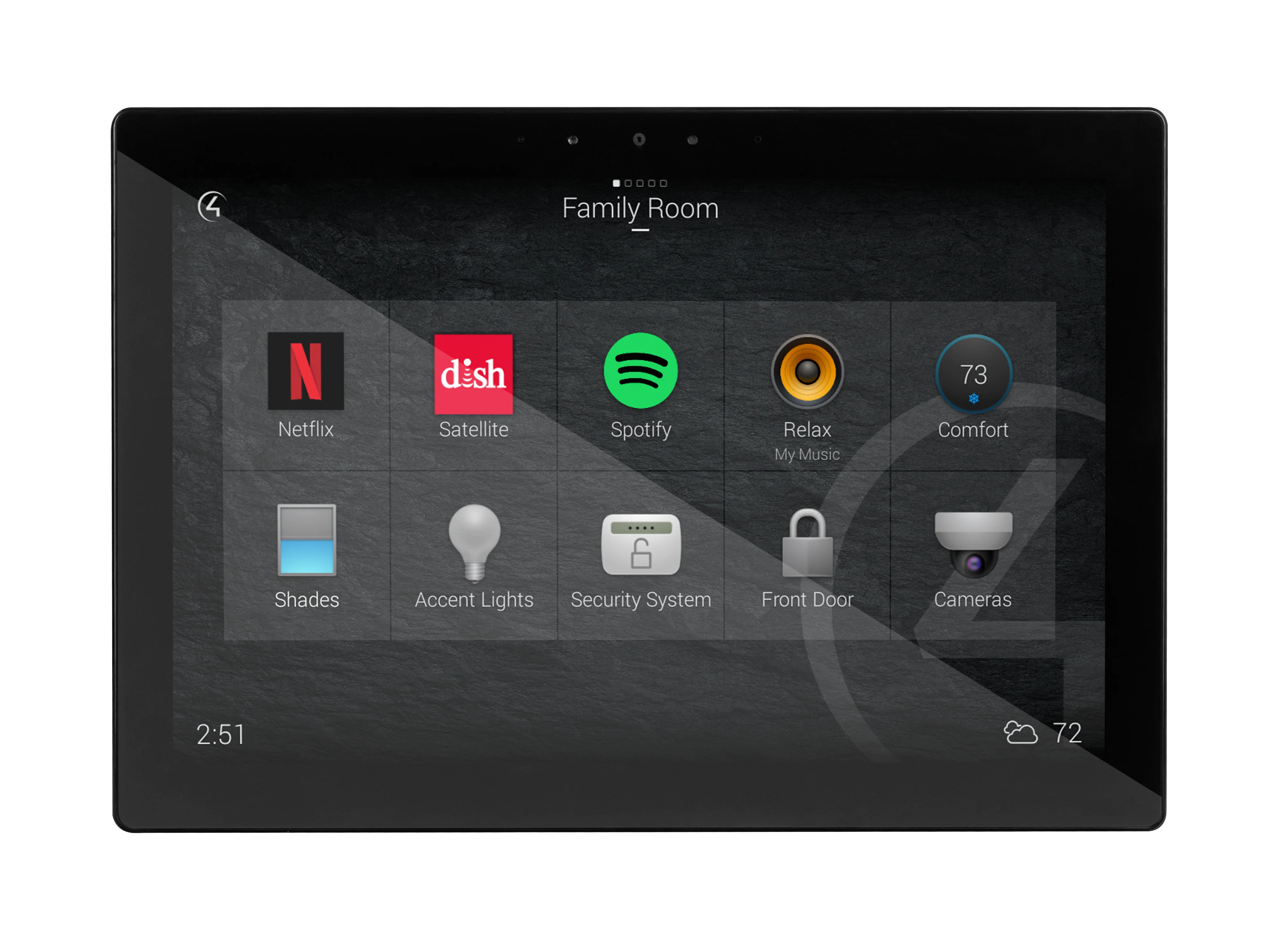 C4-T4IW10-BL, 10" In-Wall Black