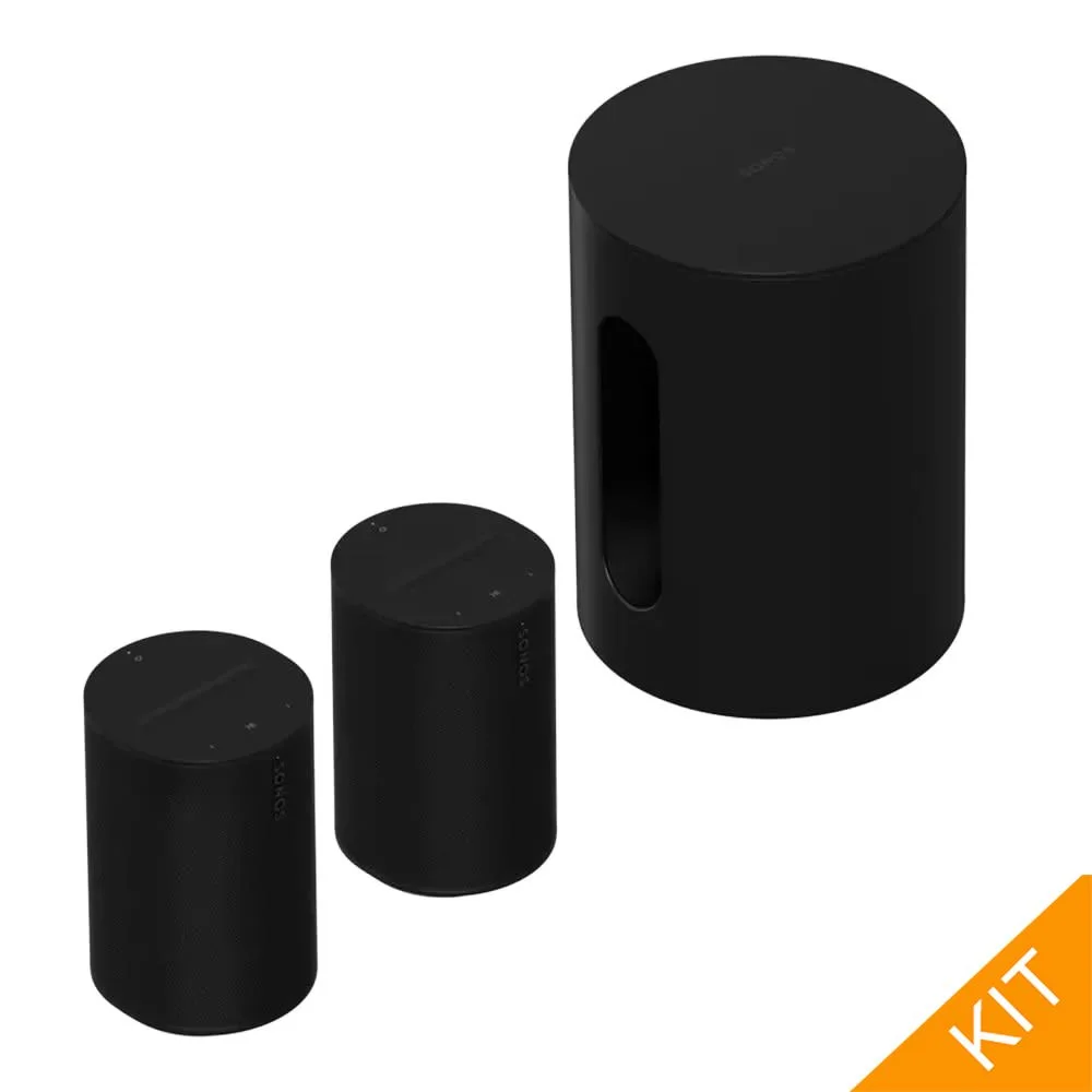 Utfyllingspakke for hjemmekino i sort