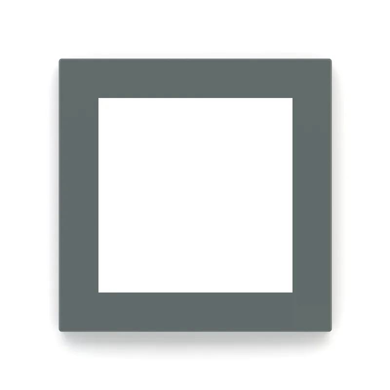 EK-DQS-FVC, Square plate DEEP in Fenix 60X60-Green Commodore