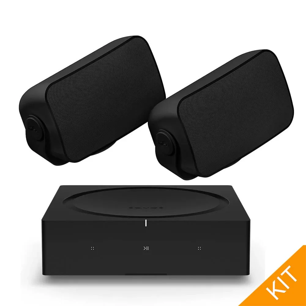Sonos by Sonance Outdoor kit i sort
