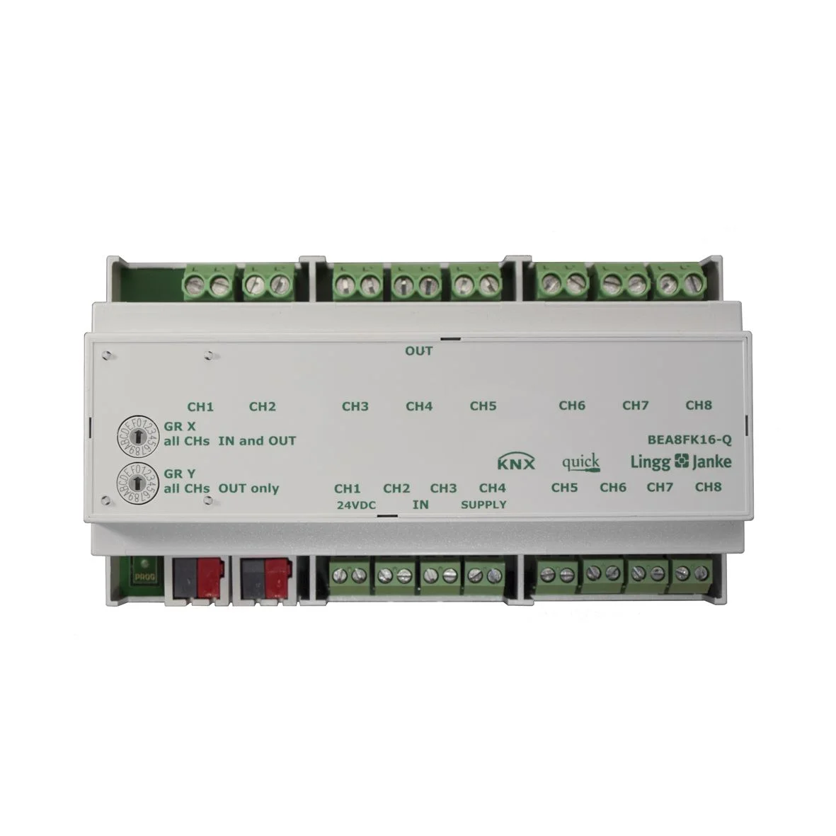 BEA8FK16-Q, KNX quick binary input / binary output 8 fold