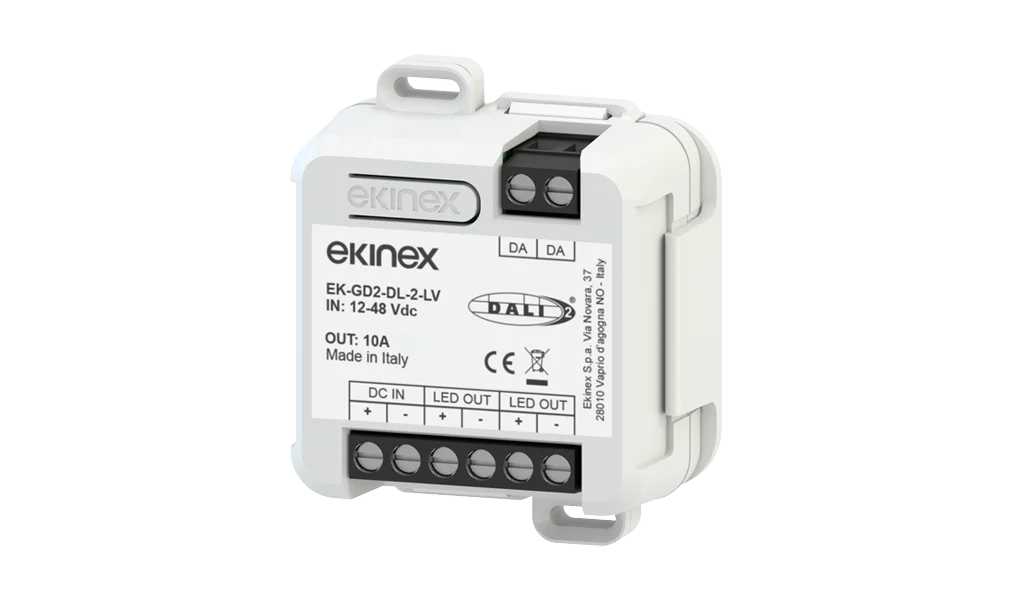 EK-GD2-DL-2-LV, DALI Dimmer 12/48 Vdc 2-channels