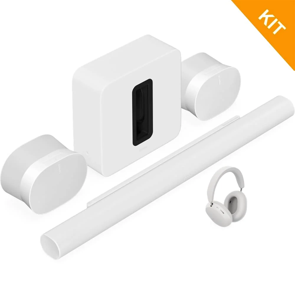 Sonos personlig underholdningspakke med Arc Ultra hvit