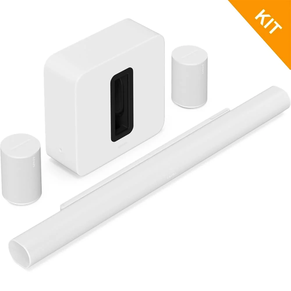Sonos premium innlevelsespakke med Arc Ultra hvit