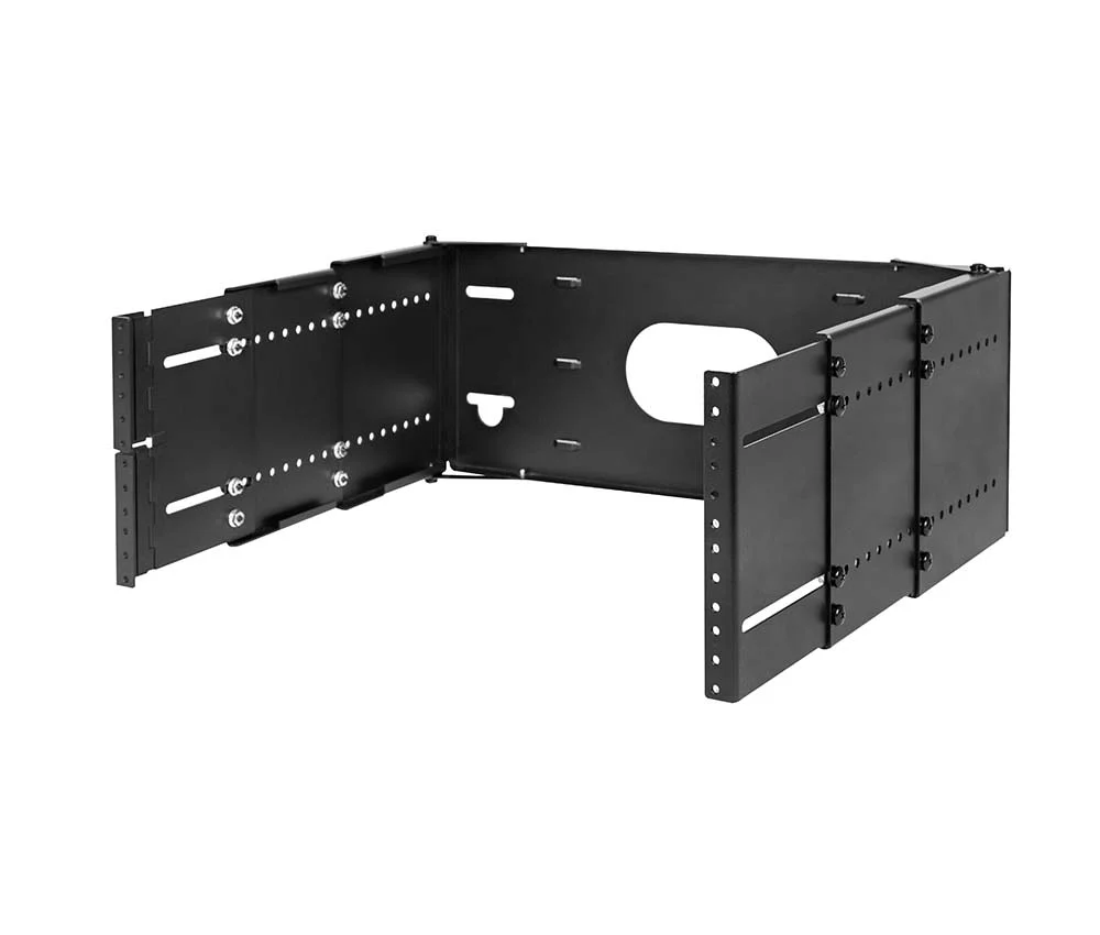 SR-WM-PPH-4U-6-15, Wall-Mount Adj.-Depth Patch Rack 4U