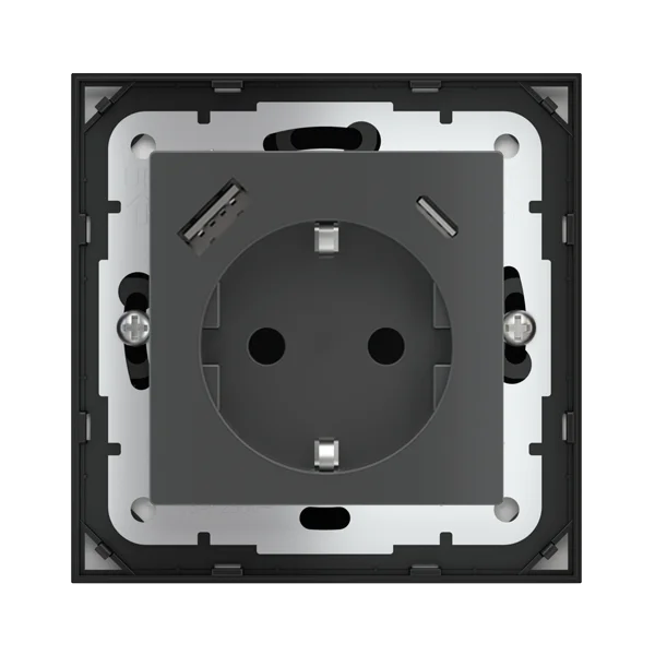 EK-PWS-DE-USB, Socket point - Schuko USB