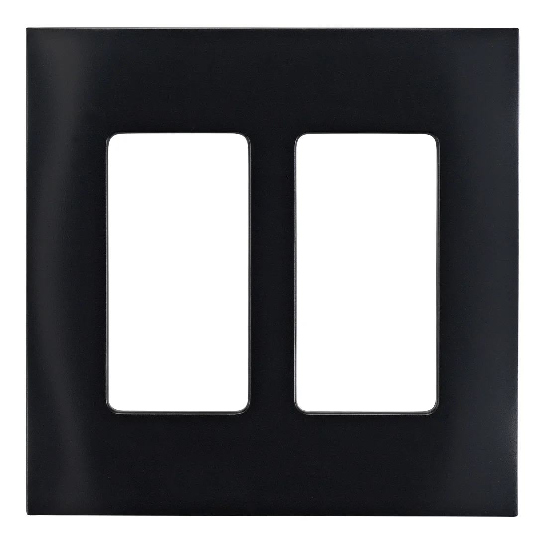 C4-FP2-MB, Faceplate - 2 Gang (Midnight Black)