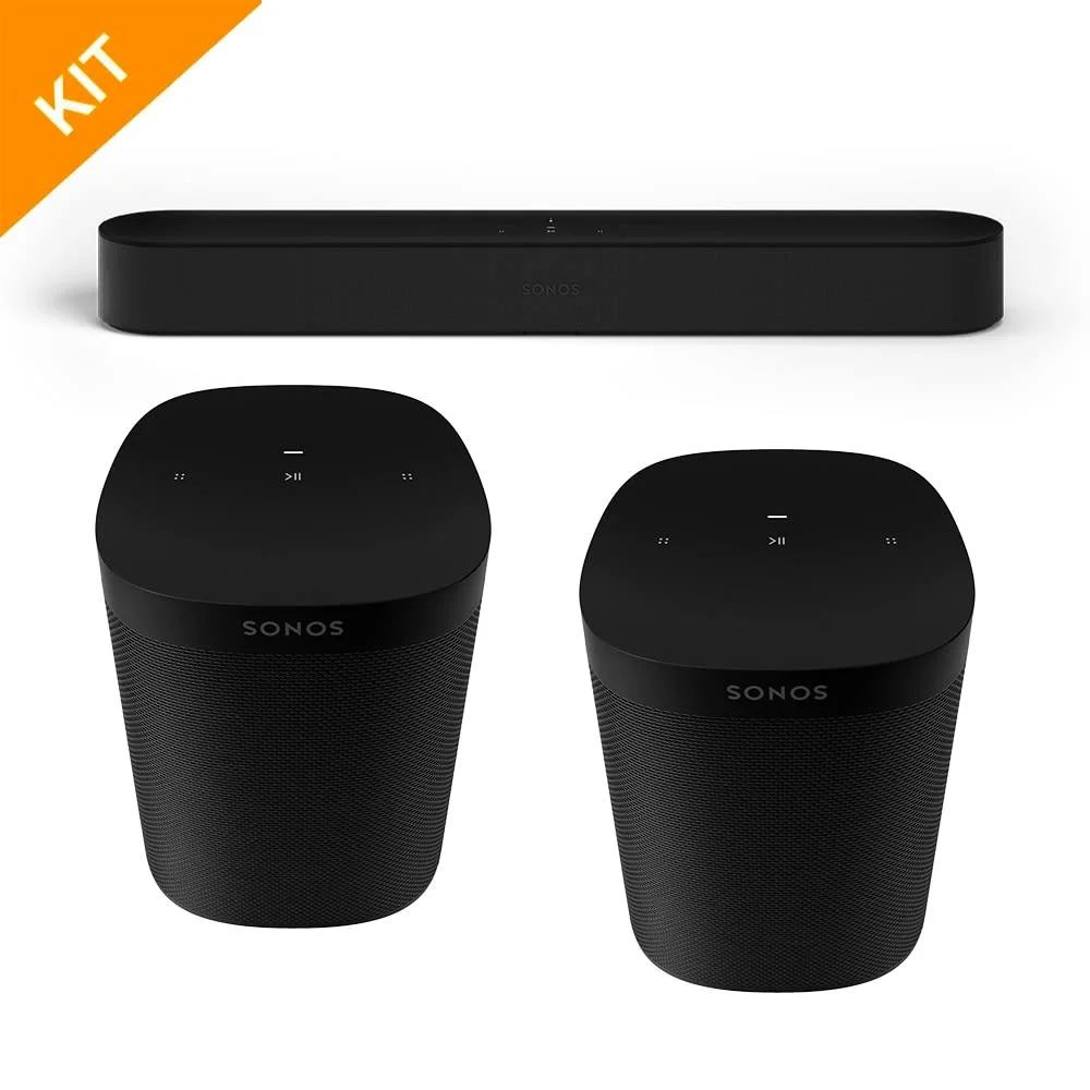 Ikke i bruk - Sonos BEAM gen.2 lydpakke i sort