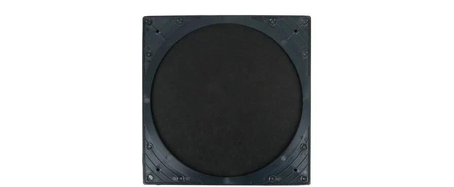 ES-ESS-GLXSQ-IC-8-B, , Square In-Ceiling Grille Kit 8" Black