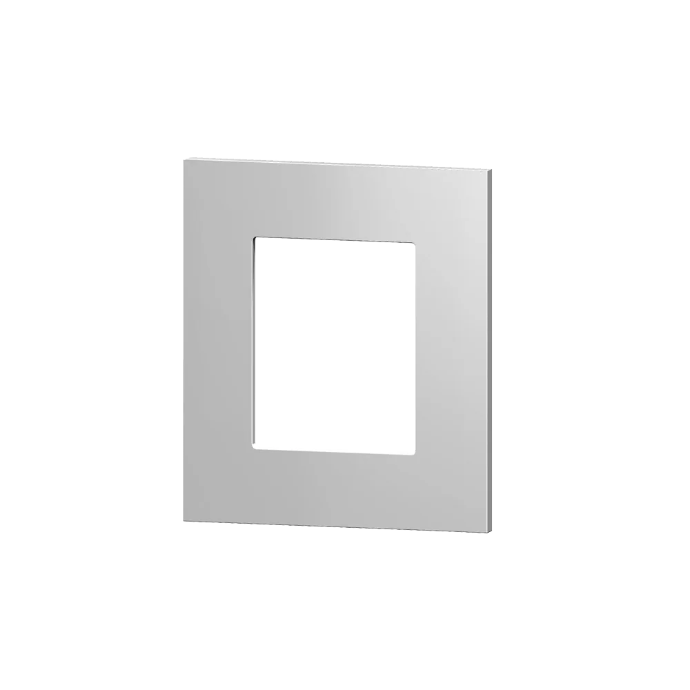 EK-PQS-GAA, Square plate - 60x60mm - Plastic | Ice White