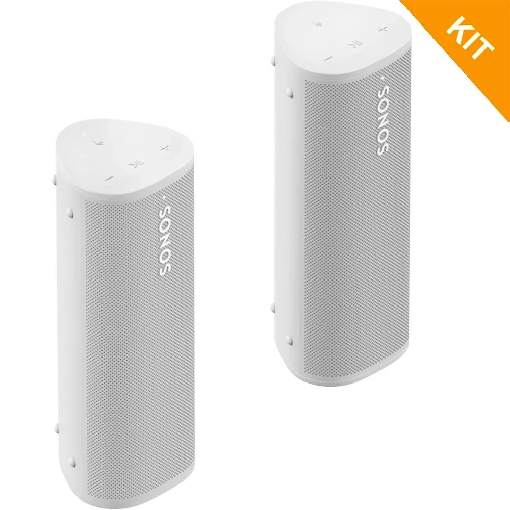 Sonos oppdagelsespakke med Roam 2 i hvit