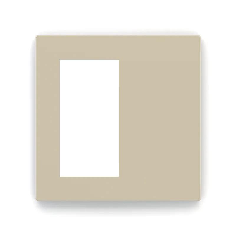 EK-DQT-FBL, Square plate, Window 30x60, FENIX Beige Luxor