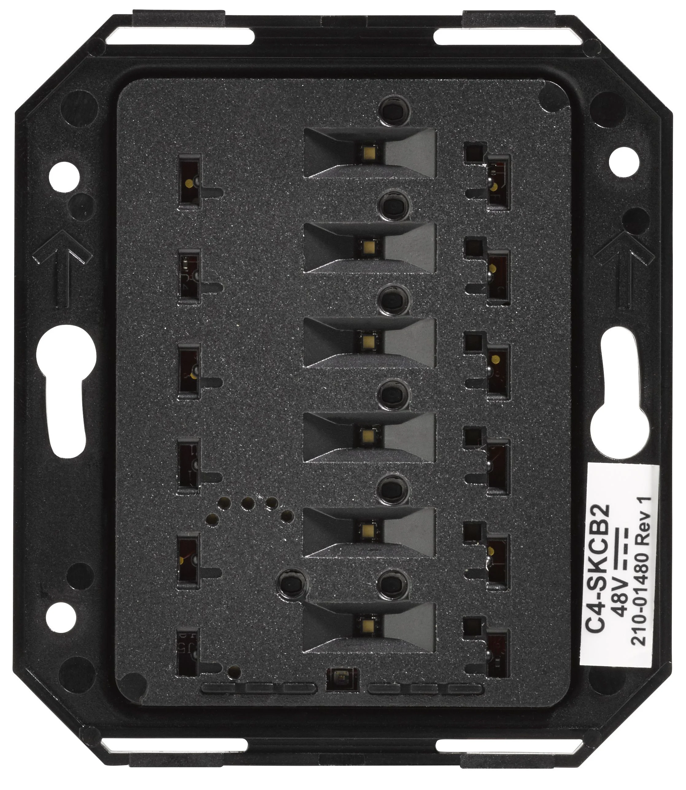 C4-SKCB2-N, Square wired keypad v2