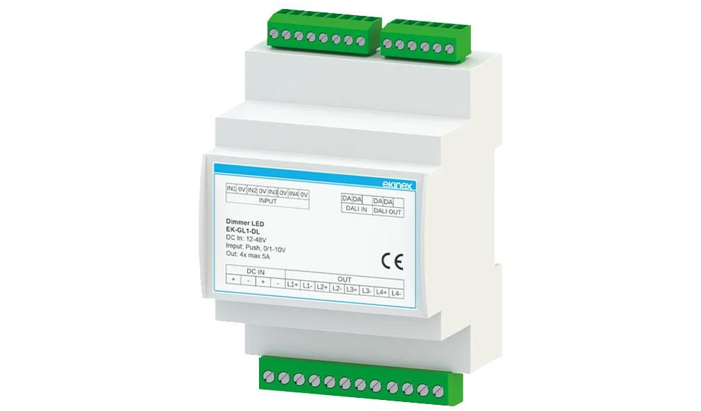 EK-GL1-DL, DALI DIMMER 4 CHANNELS