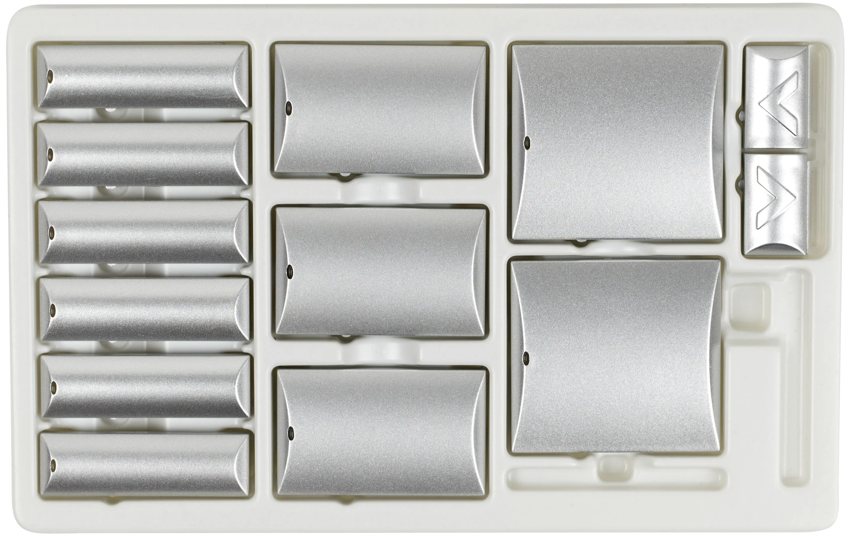 C4-CKSK-AU, Colour kit, Square keypads, Aluminium