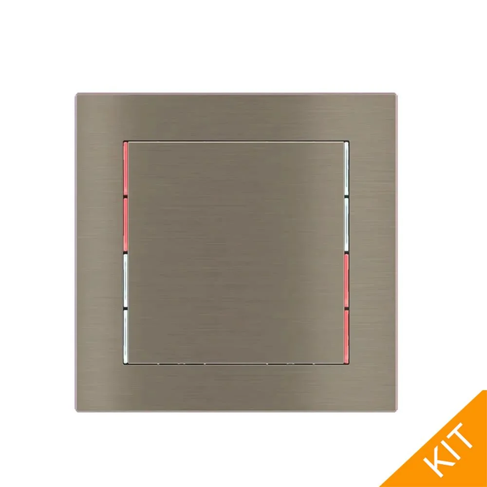 Ekinex E13-RW, 71series, Metal | Nickel, 1 x knapp, DEEP