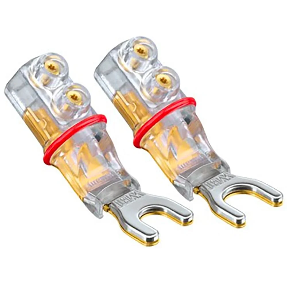 WBT-0661Cu, "nextgen" Spade sandwich, 6mm gaffel kobber