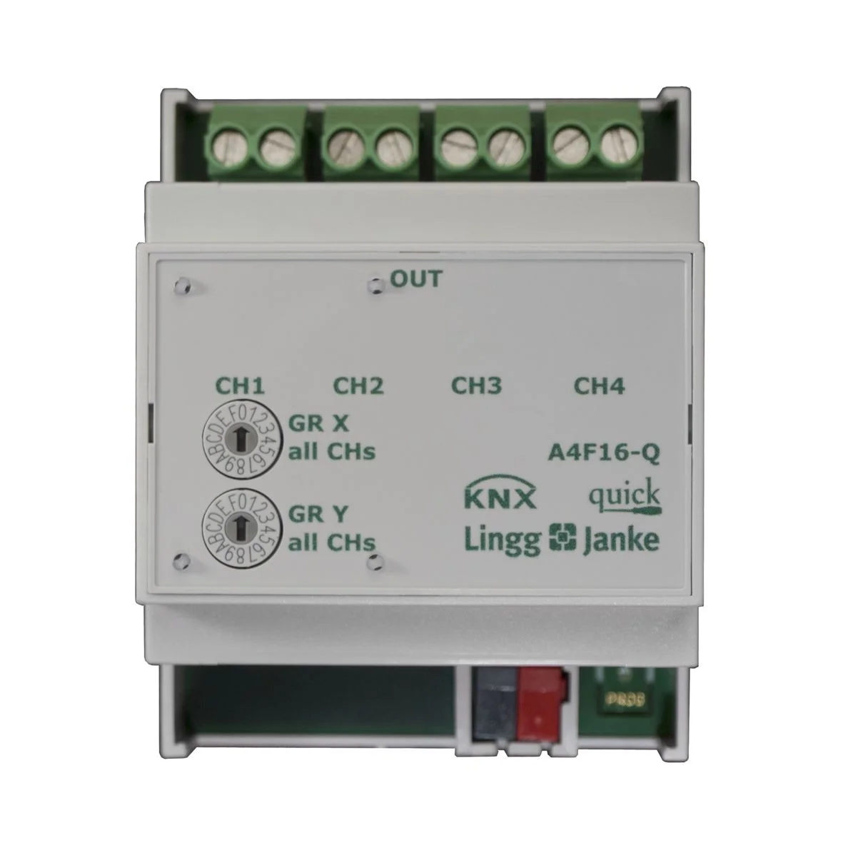 A4F16-Q, KNX quick Switching actuator 4 fold