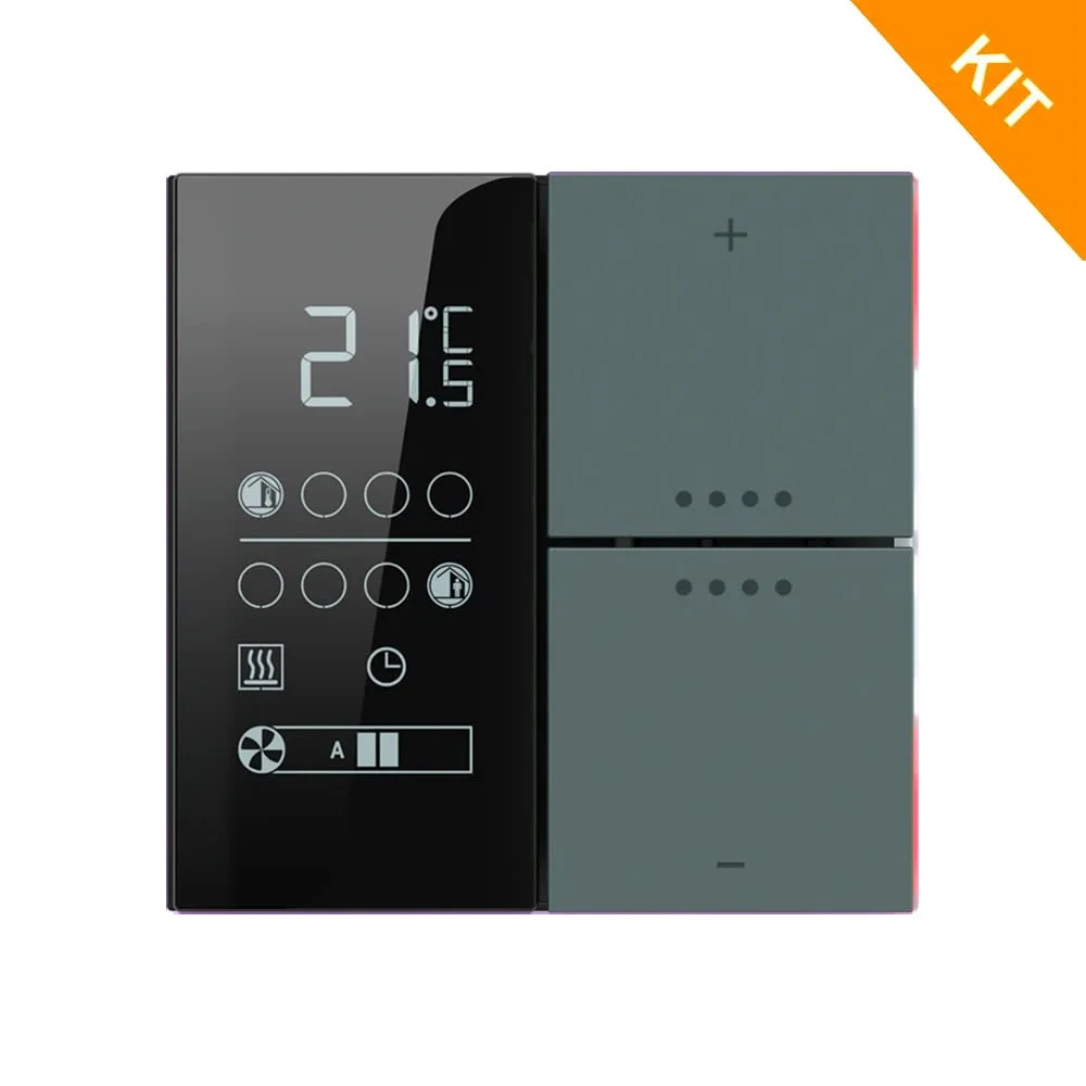 Ekinex EP2-TP-RW-NF, temp. & 2 knapp, Green CommO, FF NF