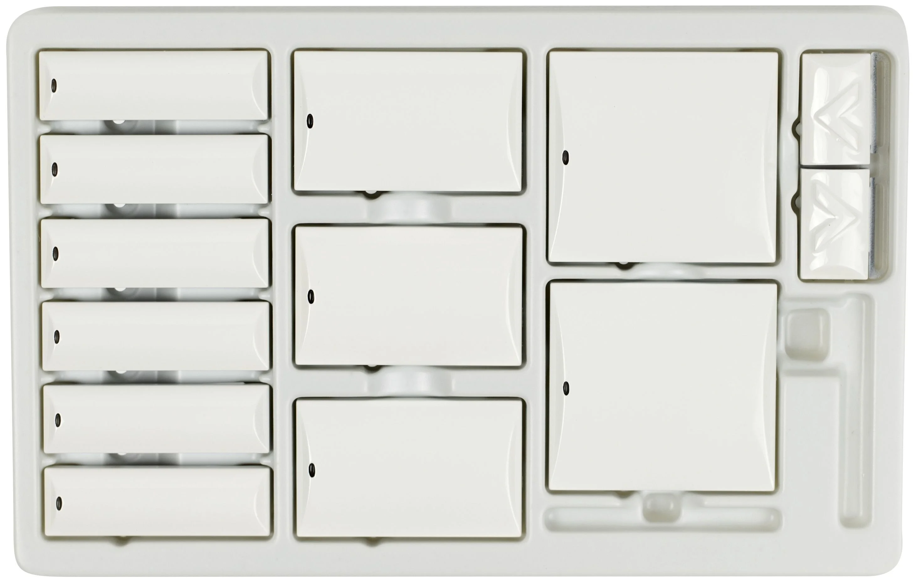 C4-CKSK-WH, Colour kit, Square keypads, White