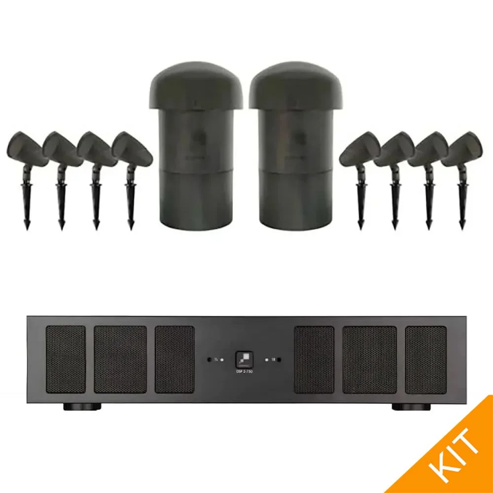 LS4T SAT/LS12T SUB - 8.2 SYSTEM W/ SONAMP DSP 2-750 MKIII