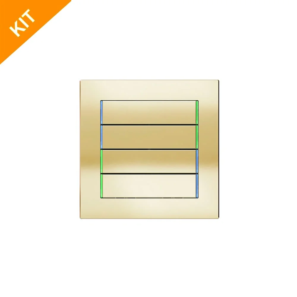 Ekinex E12, 71series, Metal HT Champagne, 4 x knapp-horizont