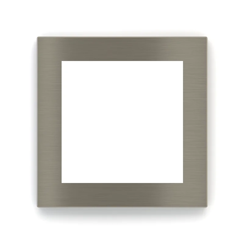EK-DQS-GBR, Square plate DEEP in metal 60x60mm - Nickel