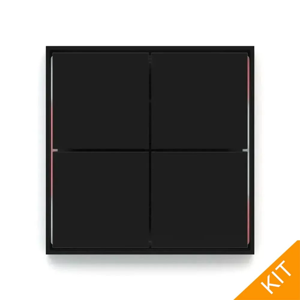 Ekinex ED2-RW, FFseries, sort, 4 x horisontal rockers, FORM