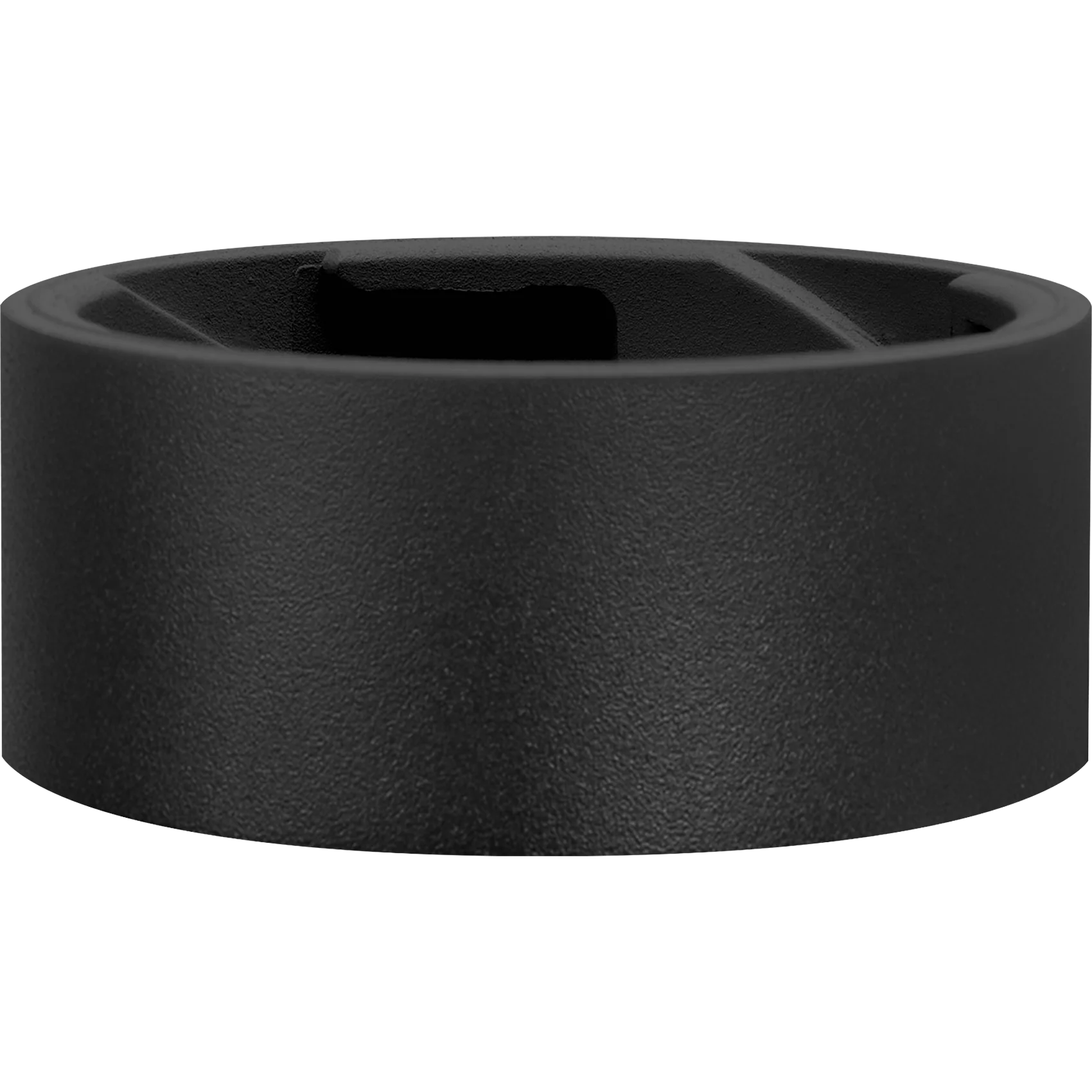 ES-RAD-MNT3-SRF-BLK, Outdoor Bollard Surface Mount, sort