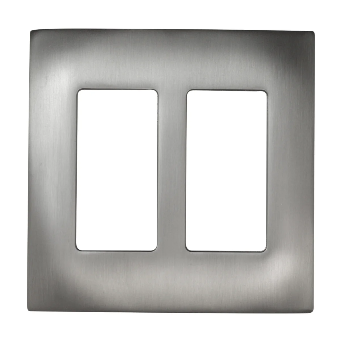 C4-FP2-MS, Faceplate - 2 Gang (Matte Stainless)