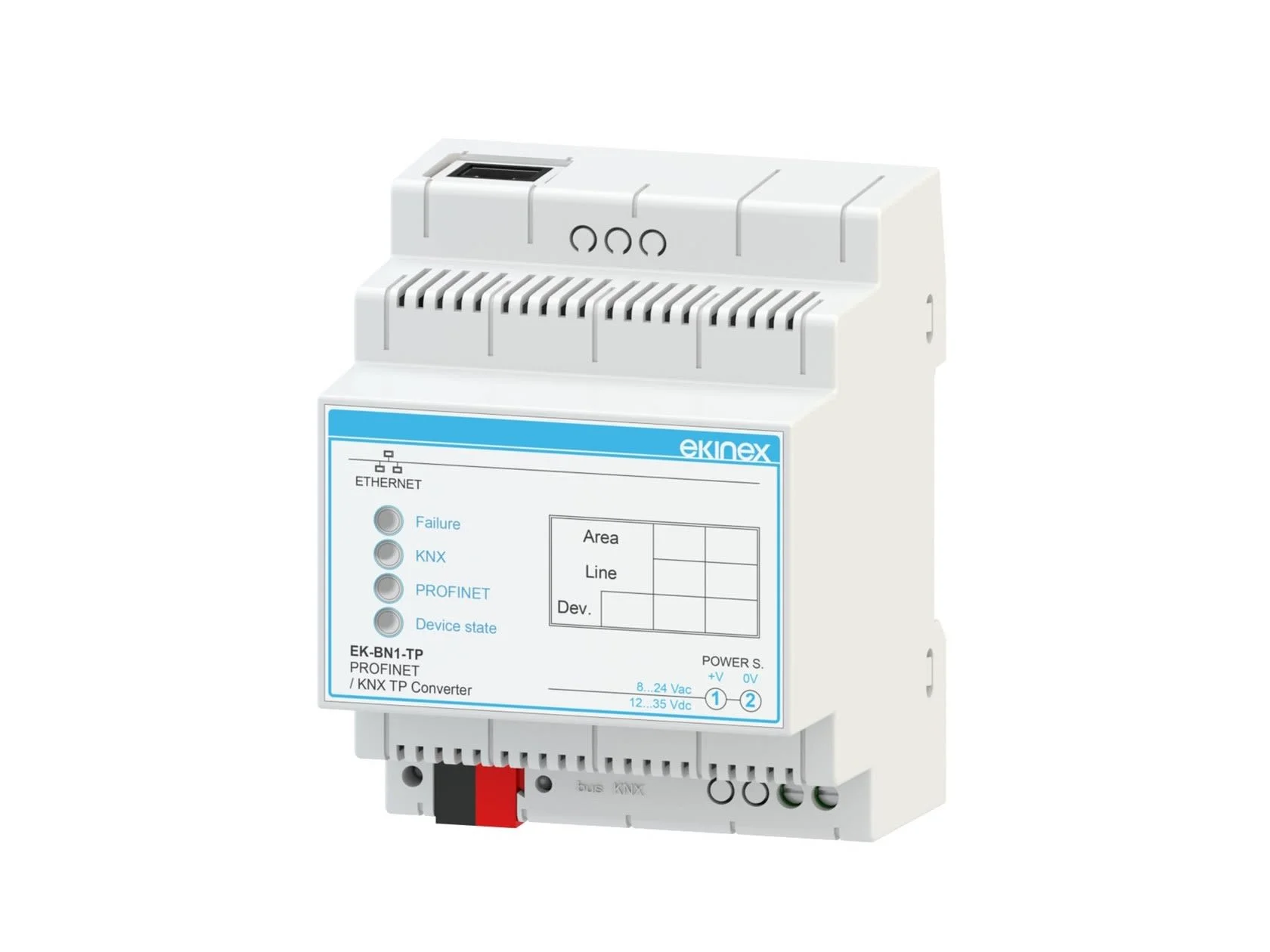 EK-BN1-TP, Gateway PROFINET - KNX TP