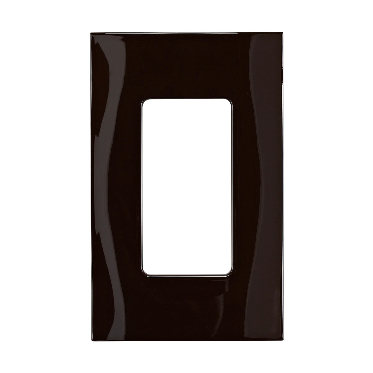 C4-FP1-BR, Faceplate - 1 Gang (Brown)