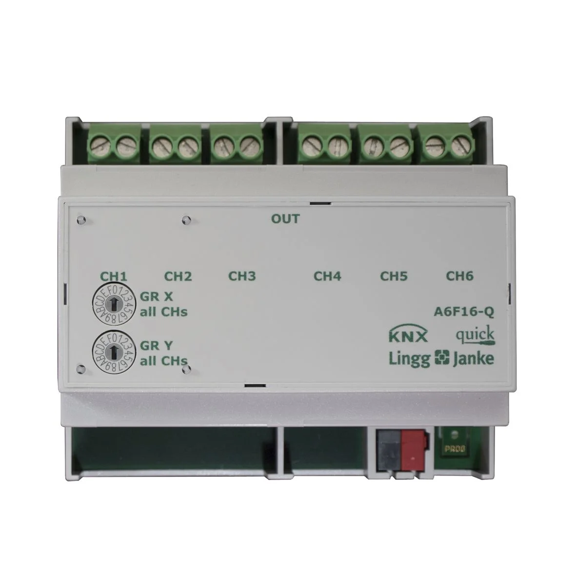 A6F16-Q, KNX quick Switching actuator 6 fold