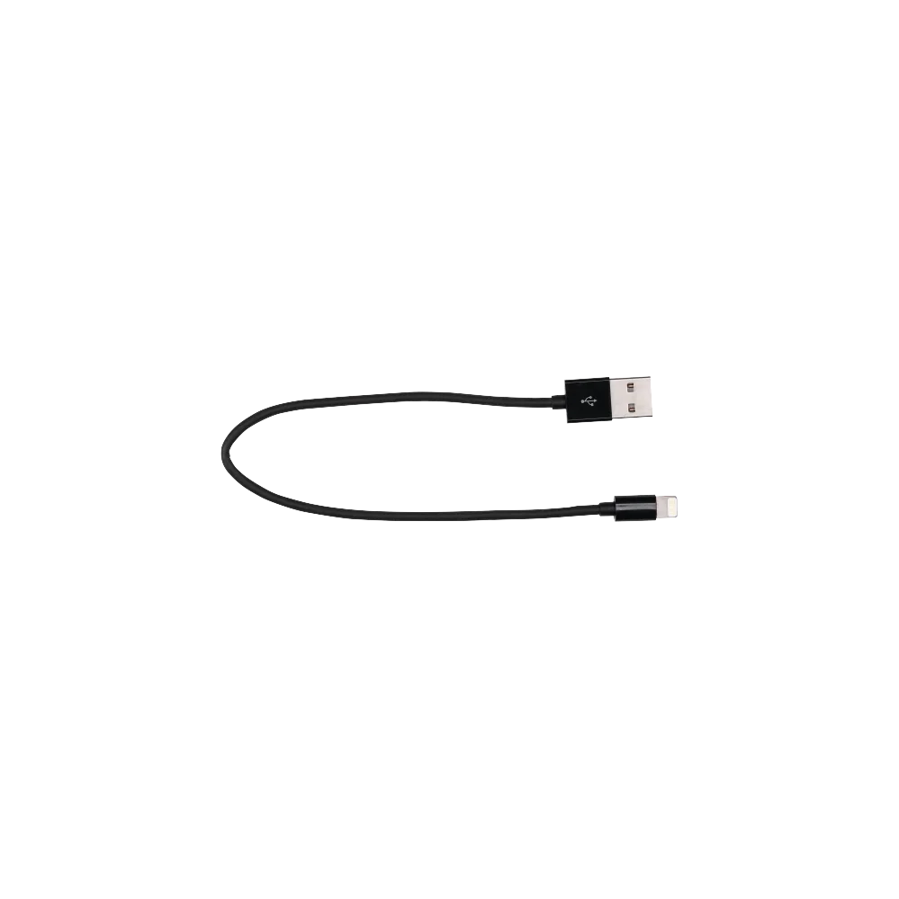 iPort Surface Mount and LUXE Lightning Cable 0.25m, sort