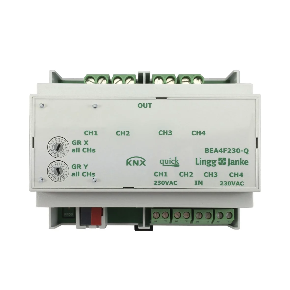 BEA4F230-Q, KNX quick binary input / binary output 4 fold