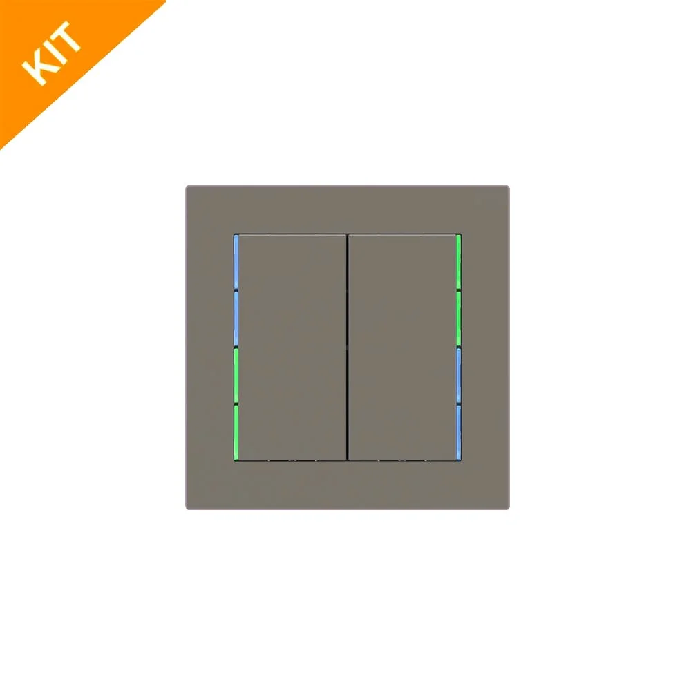 Ekinex E12, 71series, Grey London, 2 x knapp, DEEP