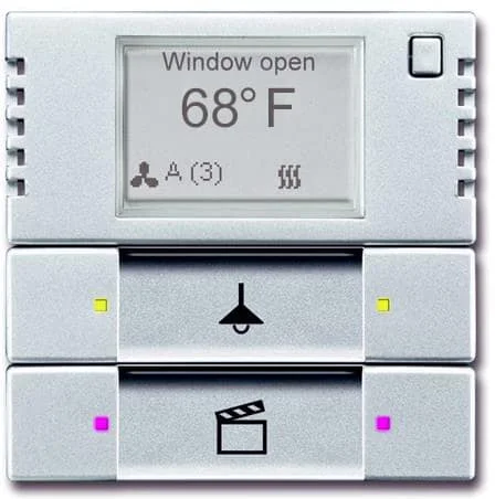 C4-KNX-THERM-AS, Room Thermostat with Display and 2/4-fold S