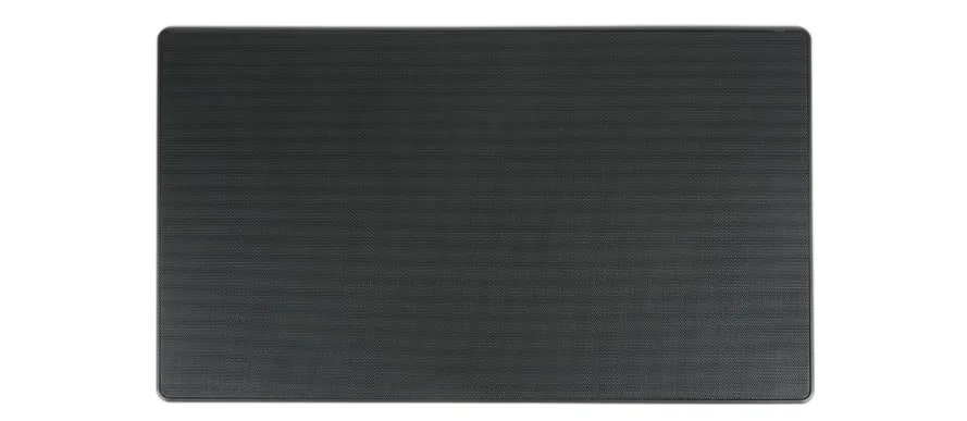 ES-ESS-GLREC-LCR-6-B, Rect. In-Wa.LCR Repl. Grille 6" Black