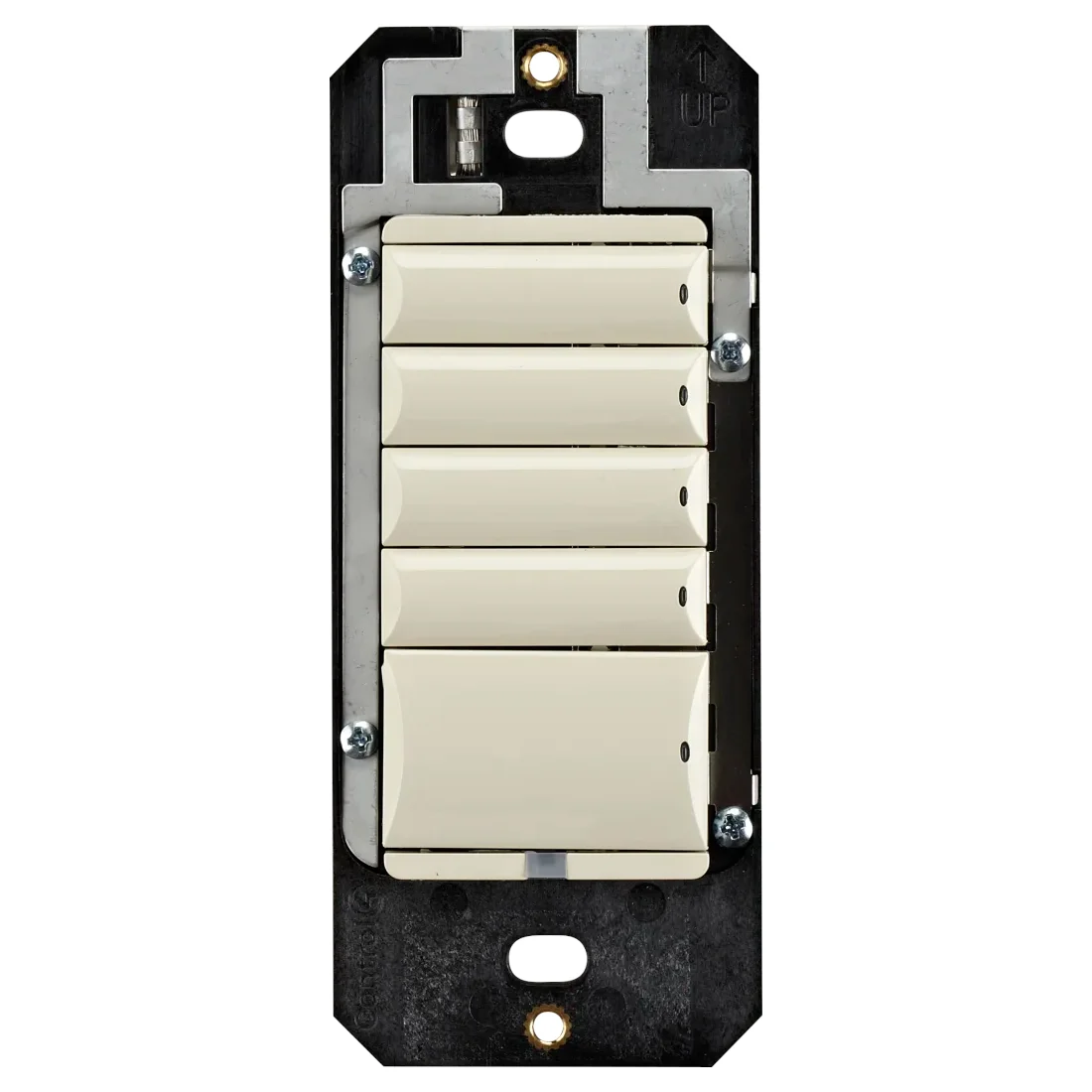 C4-KCB-LA, Wired Keypad w/ Config. Buttons - Light Almond