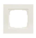RAHMEN1-OWM, cover frame 1 gang, pure white silk mat